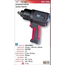 Nt Tools Nttools NTX-7283 1/2’’ Kompozit Kabzalı Somun Sökme 1400NM