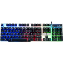 Epilons Frisby FK-G508QU USB Q Tr 3 Renkli Işikli Kablolu Klavye