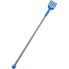 Macgon Sırt Kaşıma Çubuğu Sırt Kaşıyıcı Metal Saplı Kaşıma Aleti Mavi