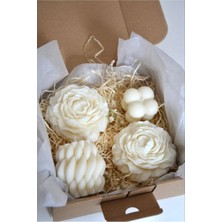Bernami Mevlüt Pinterest Kıvrık Yağmur Damlası Mum Mini Bubble ve Şakayık Mum Seti / Dekorasyon Süs ve Hediyelik