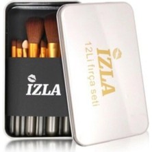 Özgürce Metal Kutulu 12'li Makyaj Fırça Seti, Şık ve Pratik Tasarım