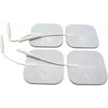 Macgon Tens Cihazı Kablolu Yedek Elektrot- 5x5 Tens Pedi 2 Paket 4 Adet