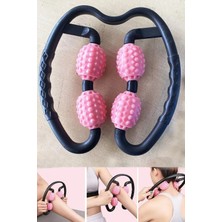 Macgon Masaj Aleti 4 Tekerlekli Ayak Bacak Kol Selülit Masaj Cihazı Manuel Masaj Silindiri