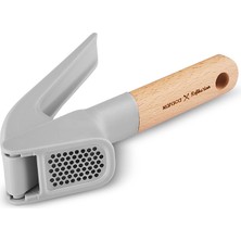 Feyza Design Ahşap Saplı Sarımsak Ezici, 18 Cm, Dayanıklı ve Şık Mutfak Gereci