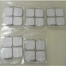 Macgon Tens Cihazı Kablolu Yedek Elektrot 5x5 Tens Pedi 4 Lü ( 5 Paket )
