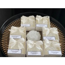 Bernami Mevlüt Pinterest Özel Tasarım 20 Adet Şakayık Mum Süslemeli, Düğün, Kına, Nişan, Söz, Nikah, Hediyelik Kutu