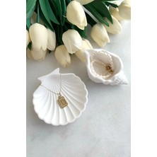 Bernami Dekoratif Pinterest 2'li Beyaz Taş Tozu Deniz Kabuğu ve Istiridye Set