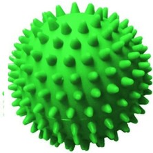 Macgon Masaj Topu Pembe Dikenli Duyu Uyarıcı El Ayak Vücut Egzersiz Topu - Yeşil