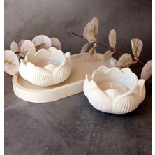 Bernami Dekoratif Pinterest Ikili Dekoratif Lotus Mumluk (Tealight Mumlar Dahil)