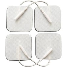 Macgon Kablolu / Soketli Elektrot 5*5 cm Tens Cihazı Pin Girişli Elektrod , 1 Paket = 4 Adet