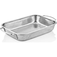 Feyza Design Pratik ve Şık 37X27 cm Süzgeç A758-01, Günlük Kullanım Için Ideal