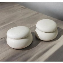 Bernami Dekoratif Pinterest Kapaklı Mumluk ve Takılık - 2 Adet
