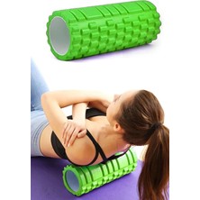 Macgon Roller Pilates Masaj Rulosu Köpüğü Fitness Yoga Roller Yeşil