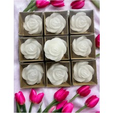 Bernami Mevlüt Pinterest 10 Adet Kraft Kutulu Gül Şekilli Mum, Hediyelik, Nişan, Düğün, Sünnet, Söz, Kına, Doğum Günü