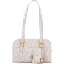 U.S. Polo Assn. Krem Kadın Omuz Çantası US26102