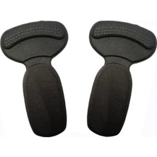 Macgon Siyah Masaj Ortopedik Tabanlık Yüksek Topuklu Ayakkabı Topuk Vurma Önleyici Koruyucu Yastığı Ped