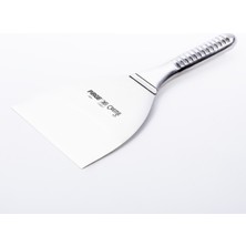 Feyza Design Paslanmaz Saplı Creme Spatula 13,5 Cm, Ağız Genişliği 12,5 cm