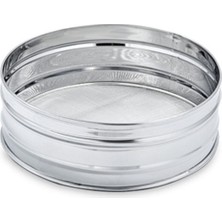 Feyza Design 40CM Paslanmaz Çelik Un Eleği, Mutfak Temizlik Aksesuarı