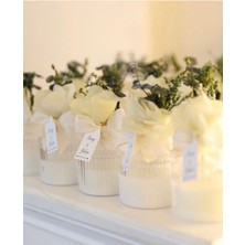 Bernami Dekoratif Pinterest Söz,nişan Hatırası, Dekoratif Hediyeliği, Doğum Hediyelik, Doğum Günü Hediyeliği Şekerlik Mum - 25 Adet