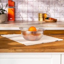 Feyza Design Stell Luxe Medium Süzgeç 22 Cm, Dayanıklı ve Şık Mutfak Gereci