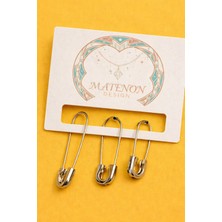 Matenon Design Modern Stil Çengelli Iğne Tasarım Küpe