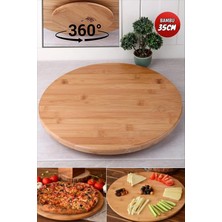 Feyza Design Kalın Bambu 360 Derece Dönebilen Sunumluk KW-161 FMA001611