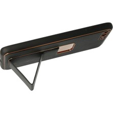 Newface iPhone 7 Plus Kılıf Coco Deri Standlı Kapak - Siyah