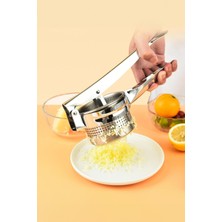 Feyza Design Paslanmaz Çelik Patates ve Sebze Ezici, Ergonomik ve Pratik Mutfak Aleti