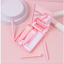 Özgürce Taşınabilir 5'li Makyaj Fırça Seti, Göz Farı, Fondöten, Allık Karıştırma