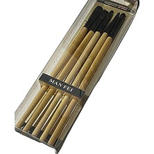 Özgürce Bambu Saplı 5'li Makyaj Fırça Seti, Doğal ve Şık Tasarım