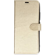 Newface Tecno Spark 9 Pro Trend S Plus Kapaklı Kılıf - Gold