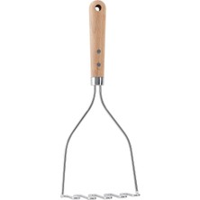 Feyza Design Pratik ve Şık Paslanmaz Çelik Patates Ezici, 30 Cm, Dayanıklı ve Kullanışlı