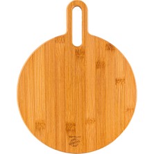 Feyza Design Yuvarlak Kesme ve Sunum Tahtası, Şık ve Fonksiyonel Tasarım