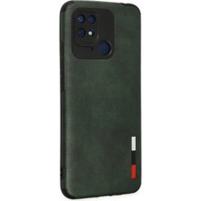 Newface Xiaomi Redmi 10C Kılıf Loop Deri Silikon - Yeşil