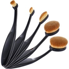 Özgürce 6'lı Çok Amaçlı Oval Makyaj ve Temizlik Fırça Seti