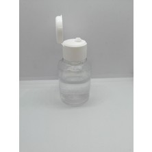 Özgürce 100ML Plastik Dezenfektan Şişesi, 50 Adet, Açmalı Kapakli Boş Şişe