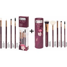 Özgürce 5'li Bordo ve 4'lü Göz Makyajı Fırça Setleri, Şık ve Kaliteli Seçenekler