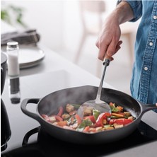 Feyza Design Paslanmaz Çelik Wok Spatulası 36 Cm, Dayanıklı ve Kullanışlı Mutfak Gereci