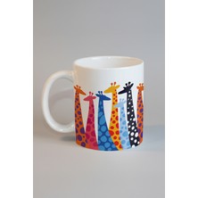 Nuugg Renkli Zürafa Desenli Kupa