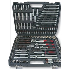 Nt Tools Nttools NCSET218 218 Parça 1/4’’-3/8’’1/2’’ S2 Bits ve Crv Lokma Seti