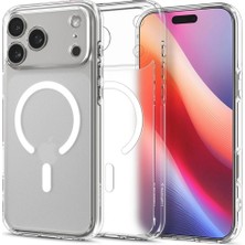 Gtc iPhone 17 Pro Uyumlu Şeffaf Sert Mika Sararma Yapmayan Magsafe Kılıf