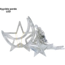 Azrlya Ay Yıldız Perde LED - Lisinya