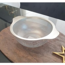 Feyza Design Paslanmaz Çelik Makarna ve Pilav Süzgeci 22,5 Cm, Dayanıklı ve Kullanışlı