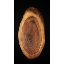 Feyza Design Şık ve Dayanıklı Doğal Ahşap Kesme Tahtası 39X19 Cm, Mutfağınıza Zarafet Katın