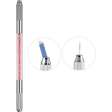 Özgürce Turuncu Çift Uçlu Microblading Kalıcı Makyaj Kalemi +2 Iğne Hediye