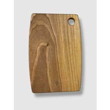 Feyza Design Ağacı Bade Amerikan Ceviz Kesme Tahtası, Şık ve Fonksiyonel Sunum Malzemesi