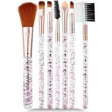 Özgürce Parlak ve Şık 7'li Makyaj Fırça Seti, Profesyonel Kullanım Için Ideal