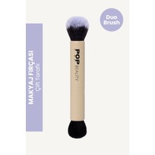 Özgürce Çift Taraflı Çok Amaçlı Makyaj Fırçası, Pratik ve Şık Tasarım