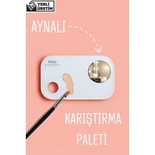 Özgürce Çekici Renklerle Makyaj Karıştırma Paleti ve Ayna Hediye