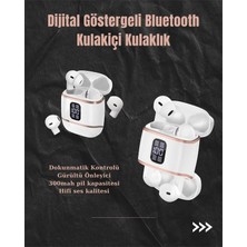 SHC4200 Dijital Göstergeli Bluetooth Kulakiçi Kulaklık – 4’lü Paket, Gürültü Engellemeli